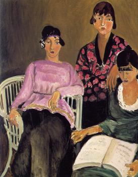 Henri Emile Benoit Matisse : the three sisters